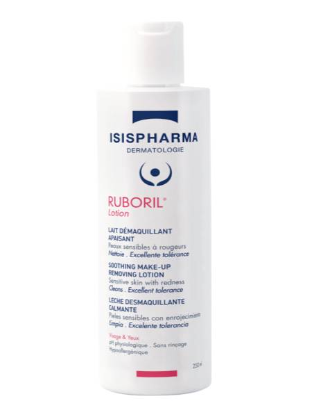 Isis Pharma Ruboril Lotion<br>لۆشنی بۆ لێکردنی مکیاژ بۆ پێستی وشک و ھەستیار